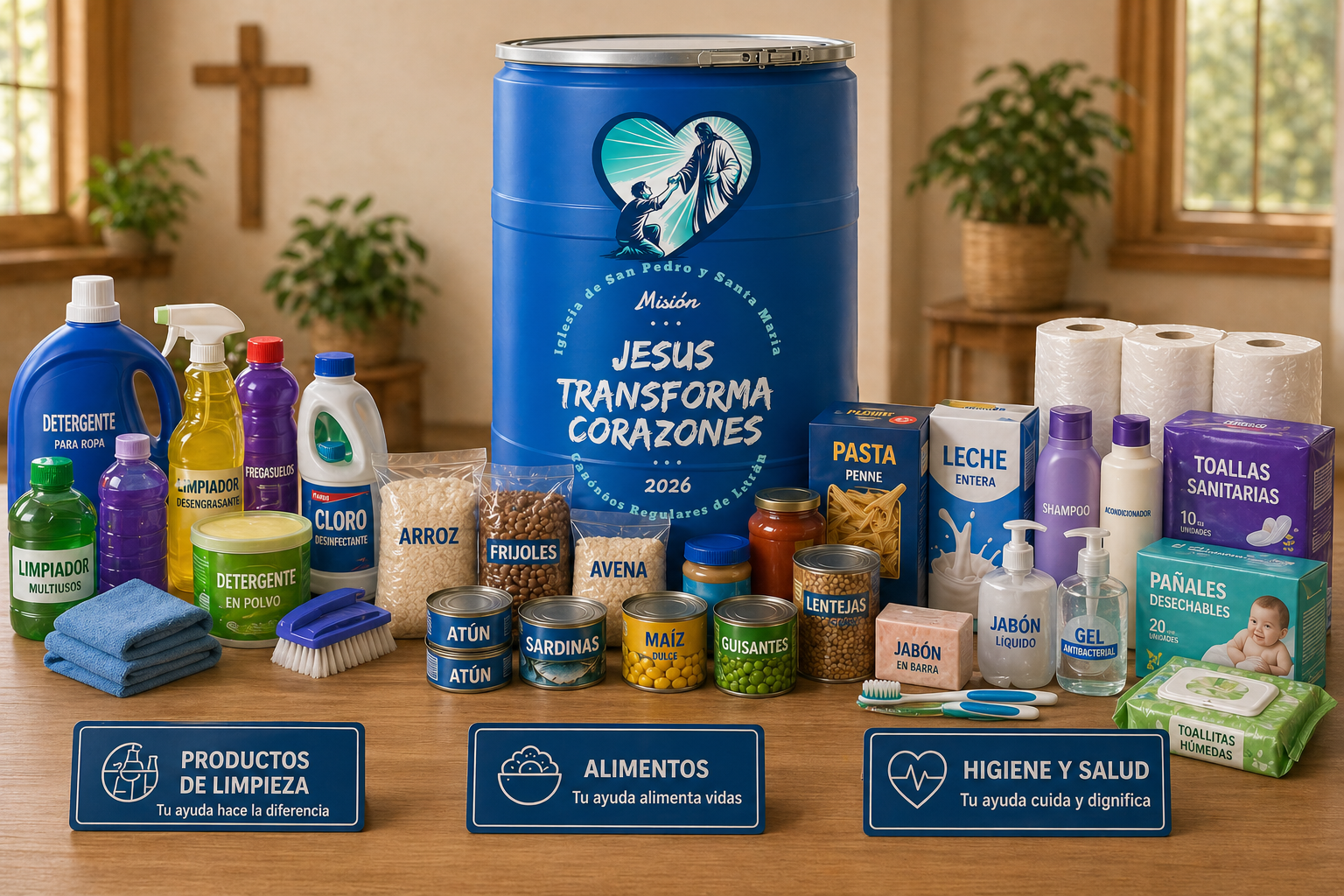 Donaciones en la iglesia