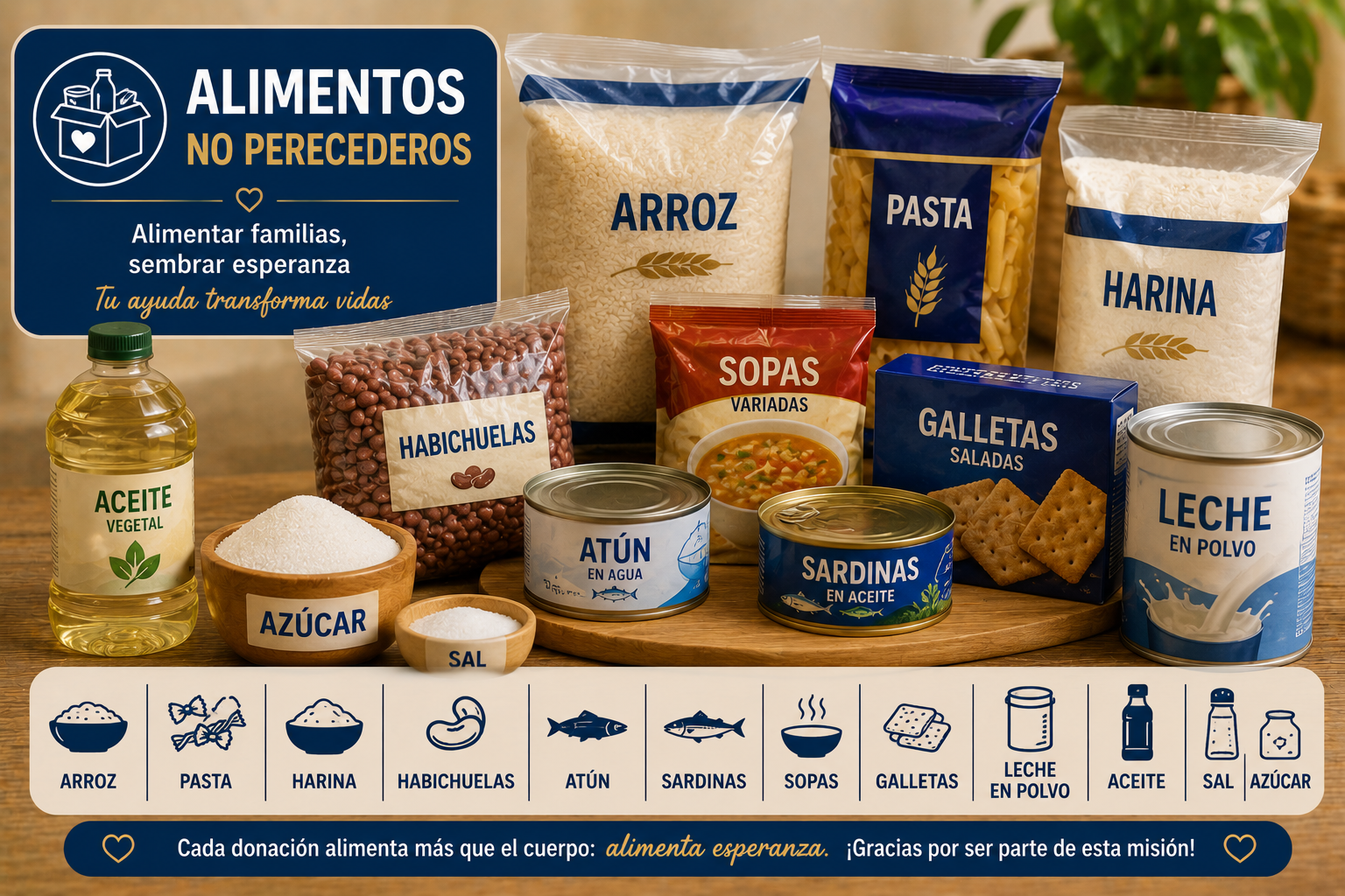 Alimentos no perecederos